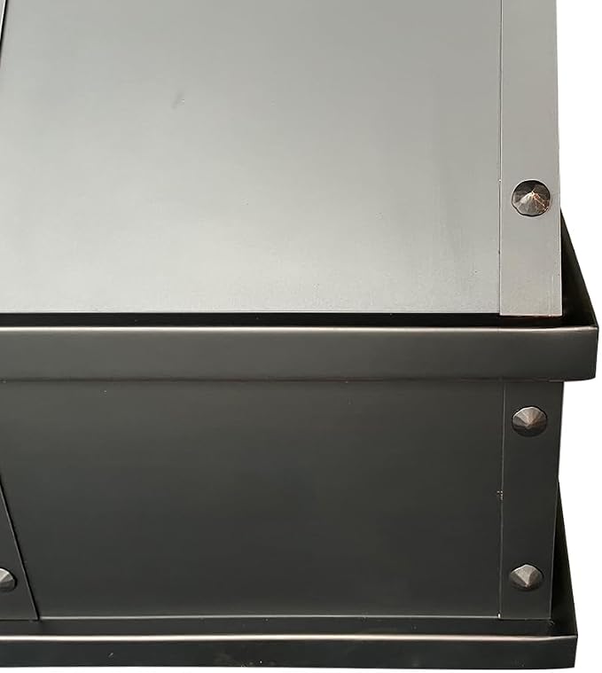 CT Copper Tailor Sloped Copper Vent Hood Wall Mount, 1260 CFM Exhaust Fan - Image 4