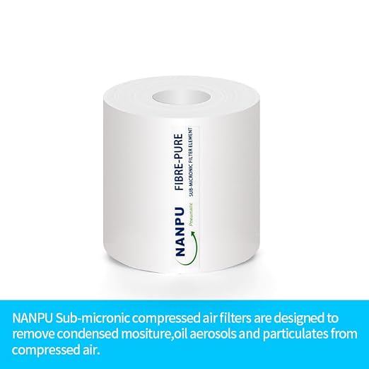 NANPU 1/4" NPT Sub-Micronic Compressed Air Filter Kit – 0.01 Micron Filtration - Image 5