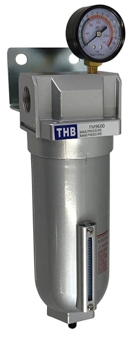 1" NPT Industrial Coalescing 0.01u Micron Filter Removes 99.98% of Oil by Unknown