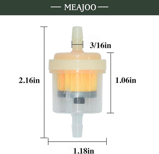 10PCS 3/16" 5mm-6mm Gas Inline Fuel Filter, - Image 2