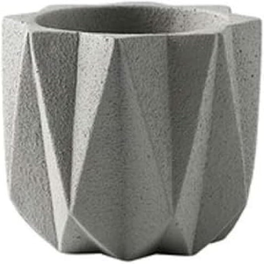 Outdoor Succulent Plantpot Cactus Plant Container Cement Flowerpot Container by Unknown