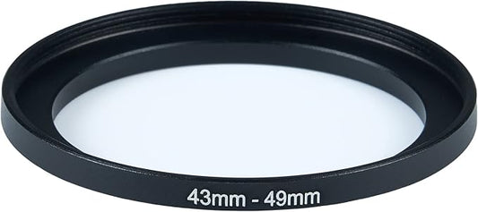 43mm Lens to 49mm Camera Lens Adapter 43mm to 49mm Step Up Ring Adapter Ring - Image 2