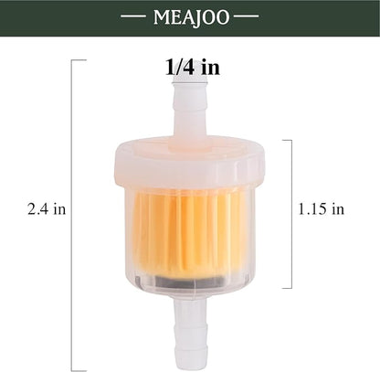 6PCS 1/4 Inch Gas Inline Fuel Filters, - Image 2