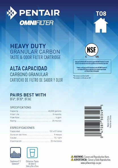 Pentair OMNIFilter TO8 Carbon Water Filter, 25 Micron | - Image 5