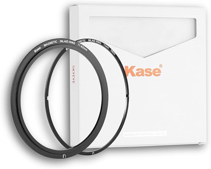 Kase 82mm Magnetic Screw in Adapter Ring Kit, Brass Magnetic to Threaded Filter by KaseFilter