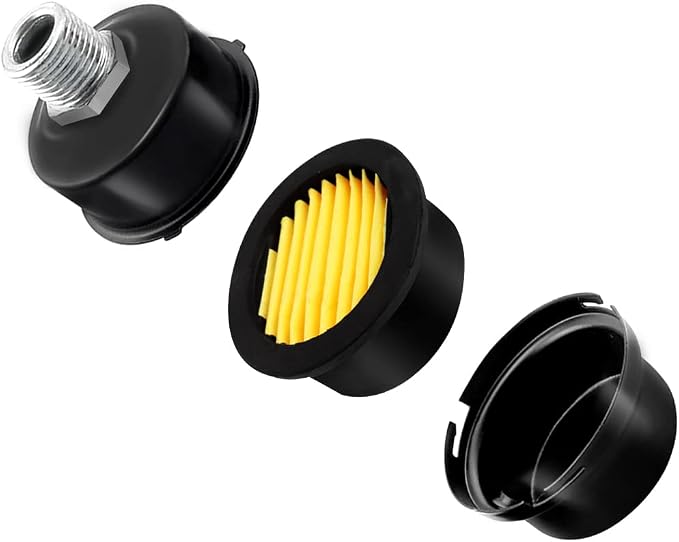 2 pcs 3/8" Thread Air Compressor Silencer, Air Compressor Intake Filter Sound - Image 4