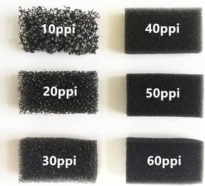 10 ppi Reticulated Sponge Black Regicell Automotive Air Filter, Noise - Image 2
