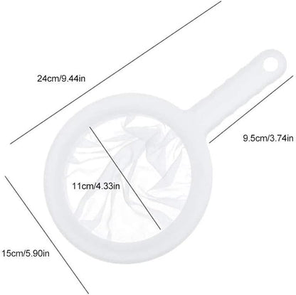 Kitchen Ultra-Fine Nylon Mesh Strainer I Plastic Sieve Fine Mesh Filter Spoon - Image 4