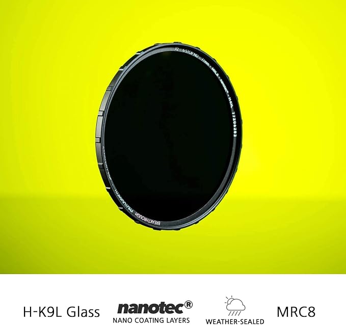 Breakthrough Photography 58mm X2 10-Stop Fixed ND Filter - Image 3