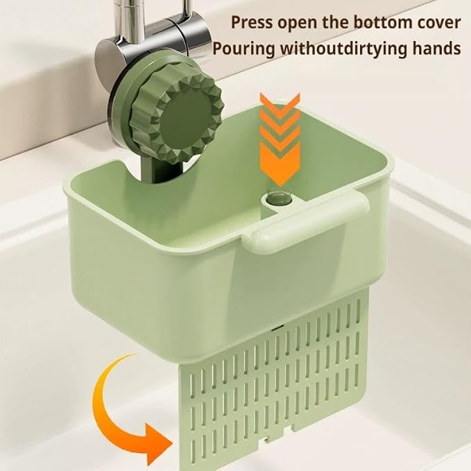 2Pcs Kitchen Sink Strainer Drainer Basket - Image 3