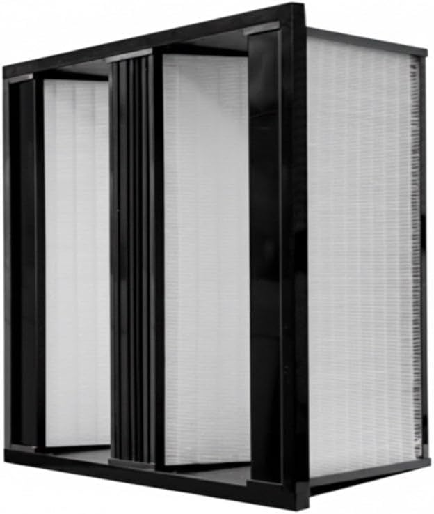Synthetic Mini Pleat Rigid V-Bank Air Filter 24x12x12 – MERV 15 ASHRAE 52.2 - Image 5