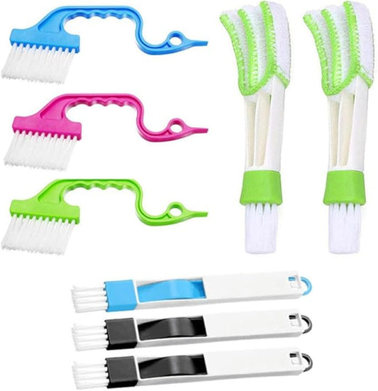 UPKOCH Window Groove Cleaning Brush Set 8pcs Window Gap Scrubber Brushes Dust by UPKOCH