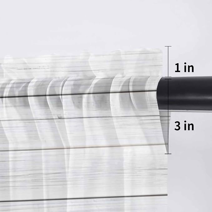 Welcome Sheer Valance Curtains, Summer Car - Image 7