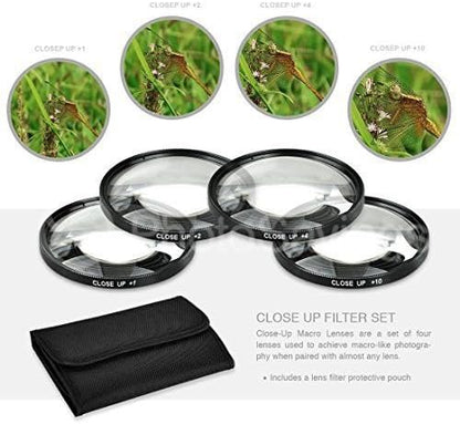 77mm 7PC Filter Set for Nikon COOLPIX P1000, P1100 Digital Camera - Image 3