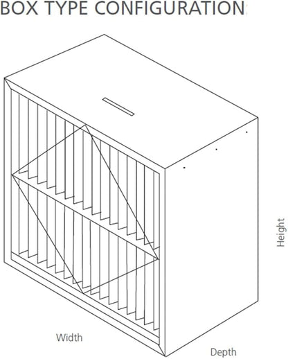 RIGID-PACK 24x24x12 Rigid Box Air Filter – MERV 14/95% ASHRAE HVAC Filter – - Image 7