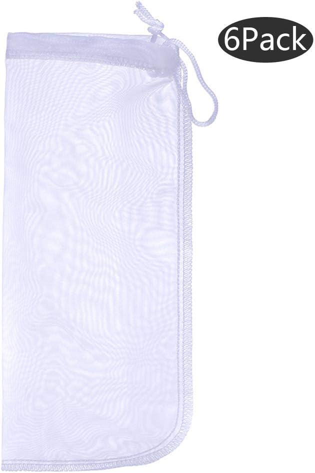 ALEGI Media Filter Bag Aquarium Extra Fine, Reusable 180 Micron Drawstring Mesh - Image 2