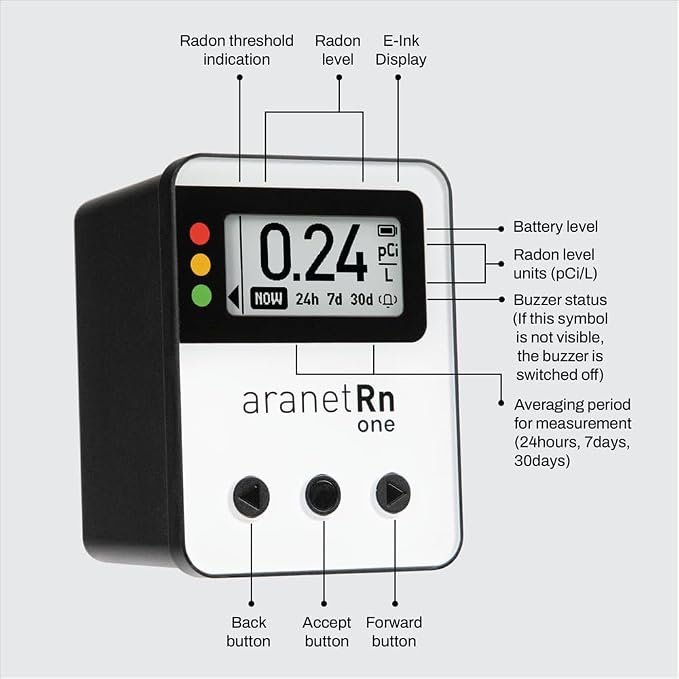 Radon One – Fast Home Radon Detector - Image 4