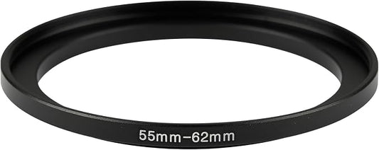 55-62mm Metal Step-Up/Down Ring Adapter Compatible - Image 2