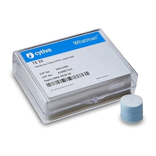 Whatman 10411313 White PTFE Membrane Filter Circle Plain, 50mm Diameter by Whatman