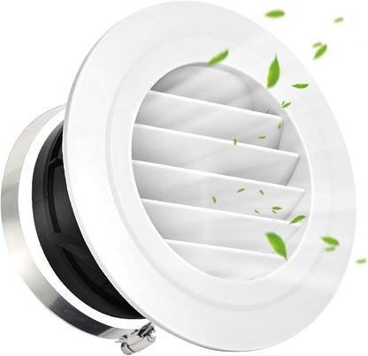 Soffit Vents 4 Inch, Round Exhaust Air Vent Cover by Unknown
