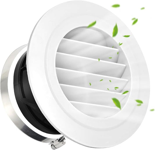 Soffit Vents 4 Inch, Round Exhaust Air Vent Cover by Unknown