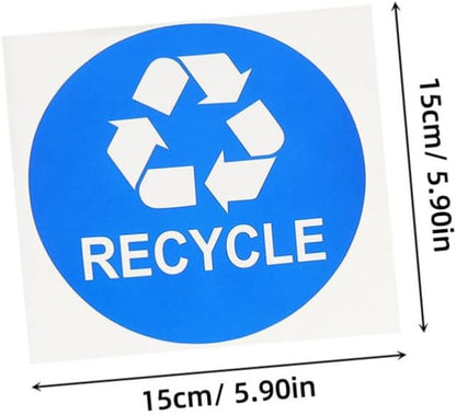 8pcs Trash Can Stickers for Easy Waste Sorting Self-Adhesive Rubbish Bin Labels - Image 2