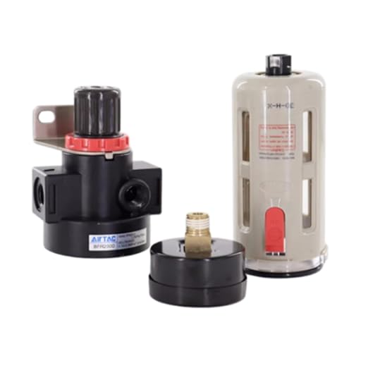 Compressed Air Pressure Filter Regulator Airtac BFR3000 3/8'' NPT 0-140 PSI - Image 6