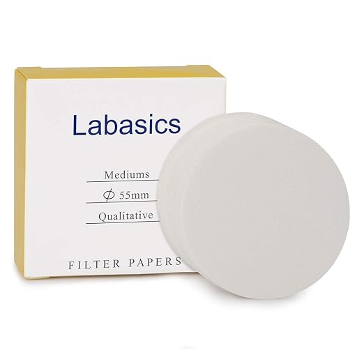Labasics Qualitative Filter Paper Circles, 55 mm Diameter Cellulose Filter Paper by Labasics