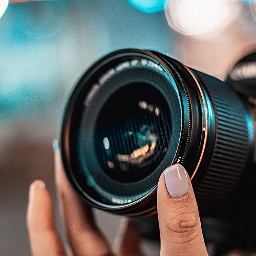 77mm Lens Blue Stripe Filter Special Effect Prism Creative Photography Accessory - Image 2