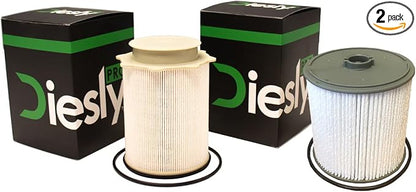 Diesly Pro 6.7L Cummins Fuel Filters | LIFETIME INJECTOR WARRANTY | Oil Filter by Diesly