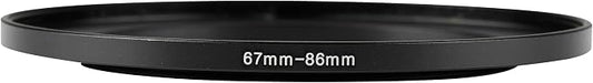 67-86mm Metal Step-Up/Down Ring Adapter Compatible - Image 2