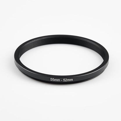 55mm to 52mm Step-Down Ring Filter Adapter, Metal Ring Step-Down Rings Adapter - Image 2
