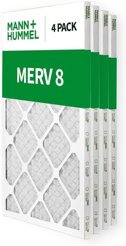 Mann+Hummel 16x25x1 MERV 8 Pleated HVAC AC Furnace Air Filters. 4 Pack. - Image 4