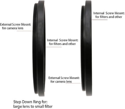 95 to 86mm Metal Step Rings/ 95mm to 86mm Step Down Ring Filter Ring Adapter - Image 4