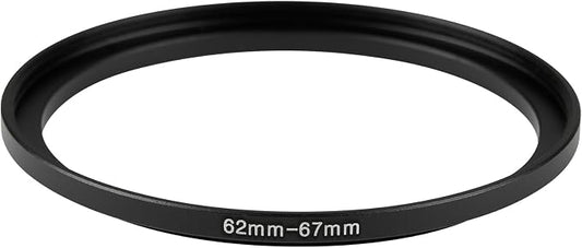 62-67mm Metal Step-Up/Down Ring Adapter Compatible - Image 2