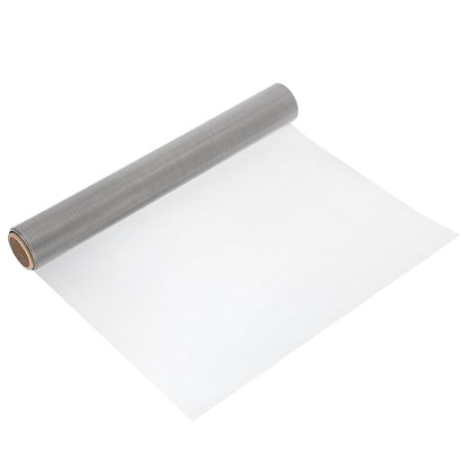 uxcell 60 Mesh 118" x 16" Woven Wire Mesh, 304 Stainless Steel Air Vent Filter by uxcell