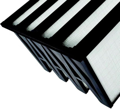 Synthetic Mini Pleat Rigid V-Bank Air Filter 24x24x12 – MERV 15 ASHRAE 52.2 - Image 4