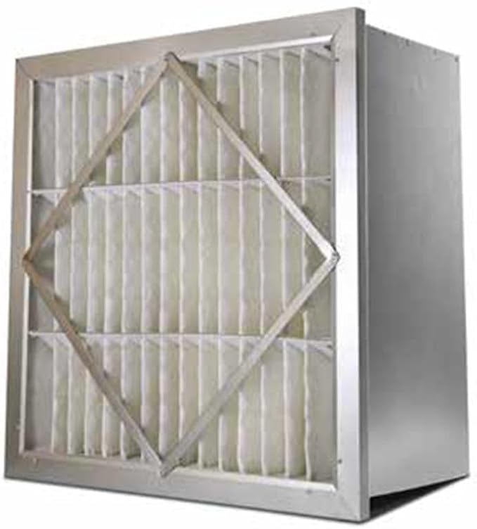 RIGID-PACK 24x24x12 Rigid Box Air Filter – MERV 14/95% ASHRAE HVAC Filter – by AccuraFil