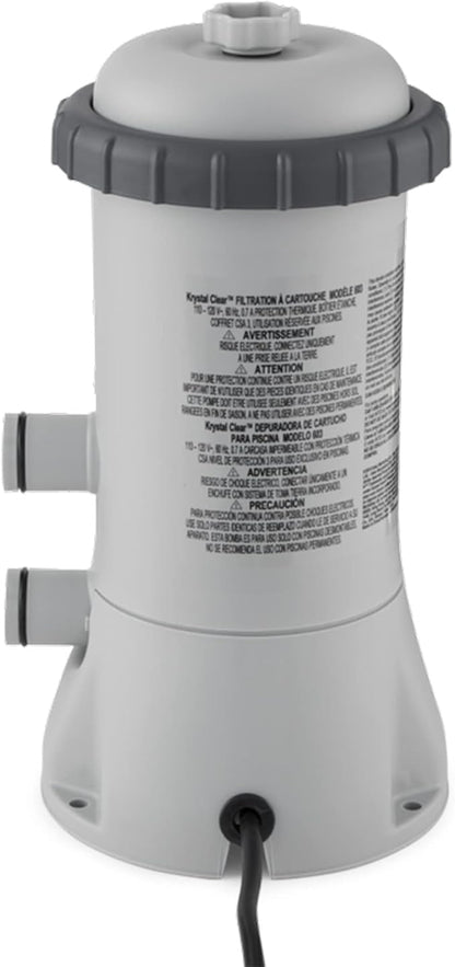 INTEX C1000 Krystal Clear Cartridge Filter Pump - Image 5