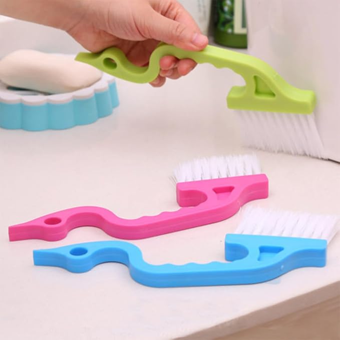 CHILDWEET Window Groove Cleaning Brush Set 8pcs Multi-Functional Wet and Dry - Image 3