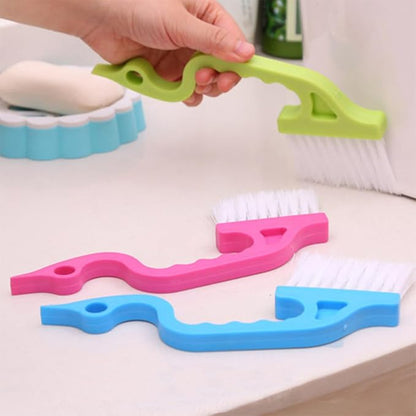 Yardwe 8Pcs Window Slot Cleaning Brush Set, Wet and Dry Groove Scrubber - Image 5
