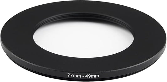 77mm Lens to 49mm Camera Lens Adapter 77mm to 49mm Step Down Ring Adapter Ring - Image 2