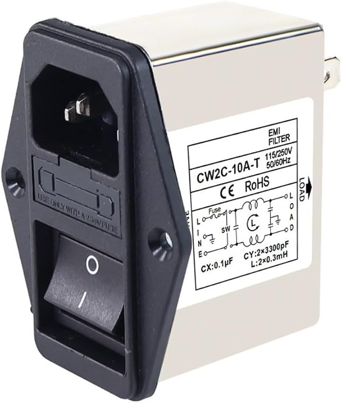 IEC Power Filter, Inlet Power Socket, IEC Socket Power Filter by Unknown