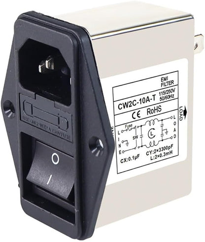 IEC Power Filter, Inlet Power Socket, IEC Socket Power Filter - Image 3