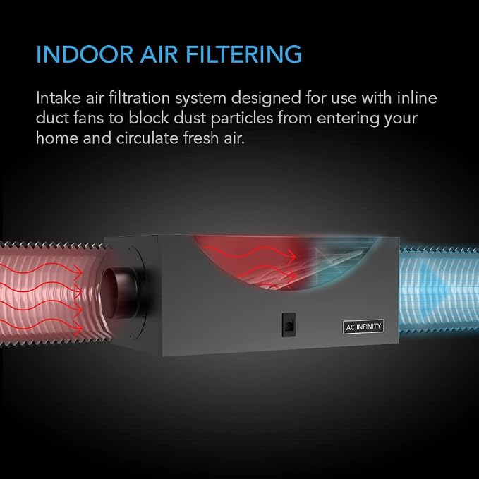AC Infinity Inline Filter Box 6" - Image 2