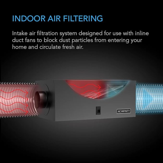 AC Infinity Inline Filter Box 4" - Image 2