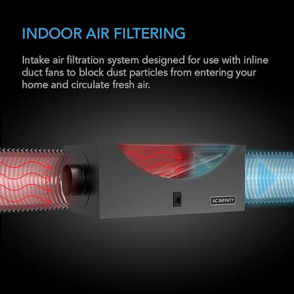 AC Infinity Inline Filter Box 4" - Image 2