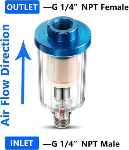 3 Pcs Mini in-Line Air Filter Water Oil Separator - Image 4