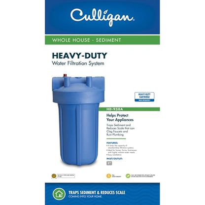 Culligan HD-950A Whole-House Heavy Duty 1" Inlet/(Outlet Water Filtration - Image 6