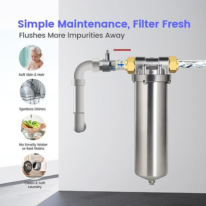 Amwater NSF/ANSI 42 Certification Stainless Steel Filter Housing - Image 5